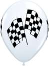 Racing Flags Party Balloons